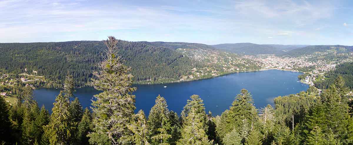 Lake Gerardmer in the Vosges