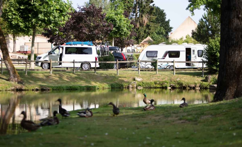 Camping in Burgundy