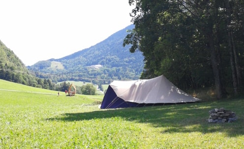 Camping pour caravane en Haute-Savoie