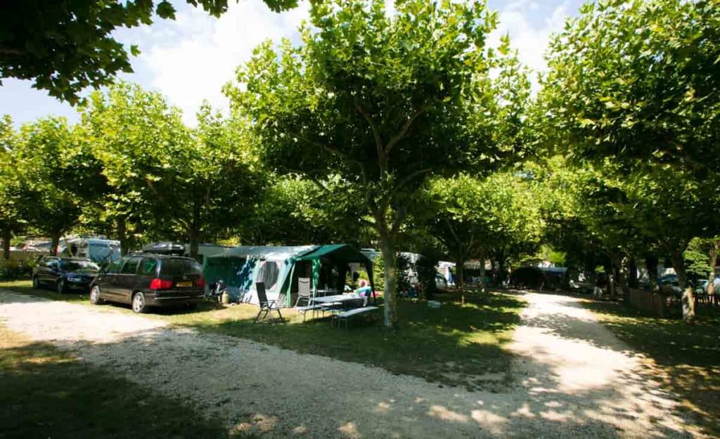 Emplacement de camping en Ardèche