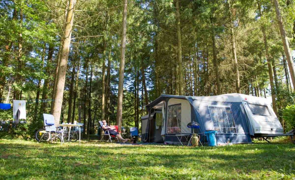 Emplacement de camping dans la Drôme