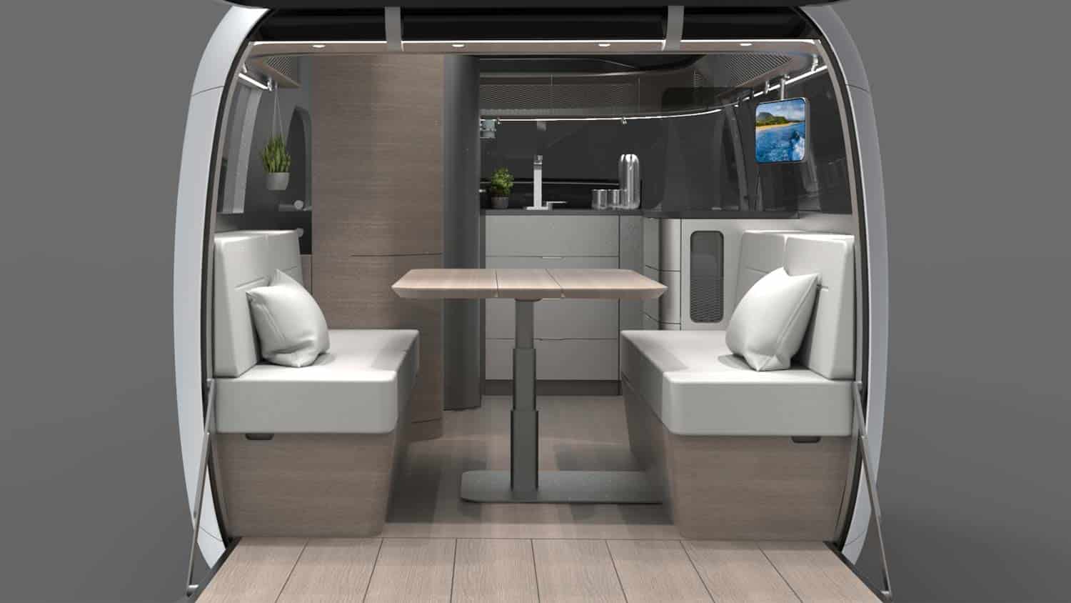 Concept de caravane Airstream - Porsche