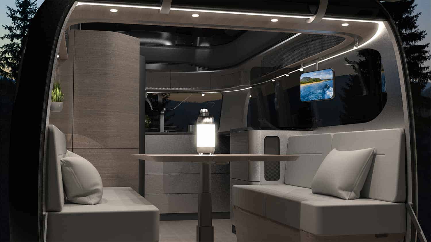 Concept de caravane Airstream - Porsche